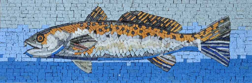 Arte em Mosaico - Peixe Tainha