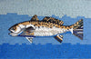 Mosaikkunst - Meeräsche Fisch