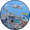 Вниз на рифе - мозаичное морское произведение искусства