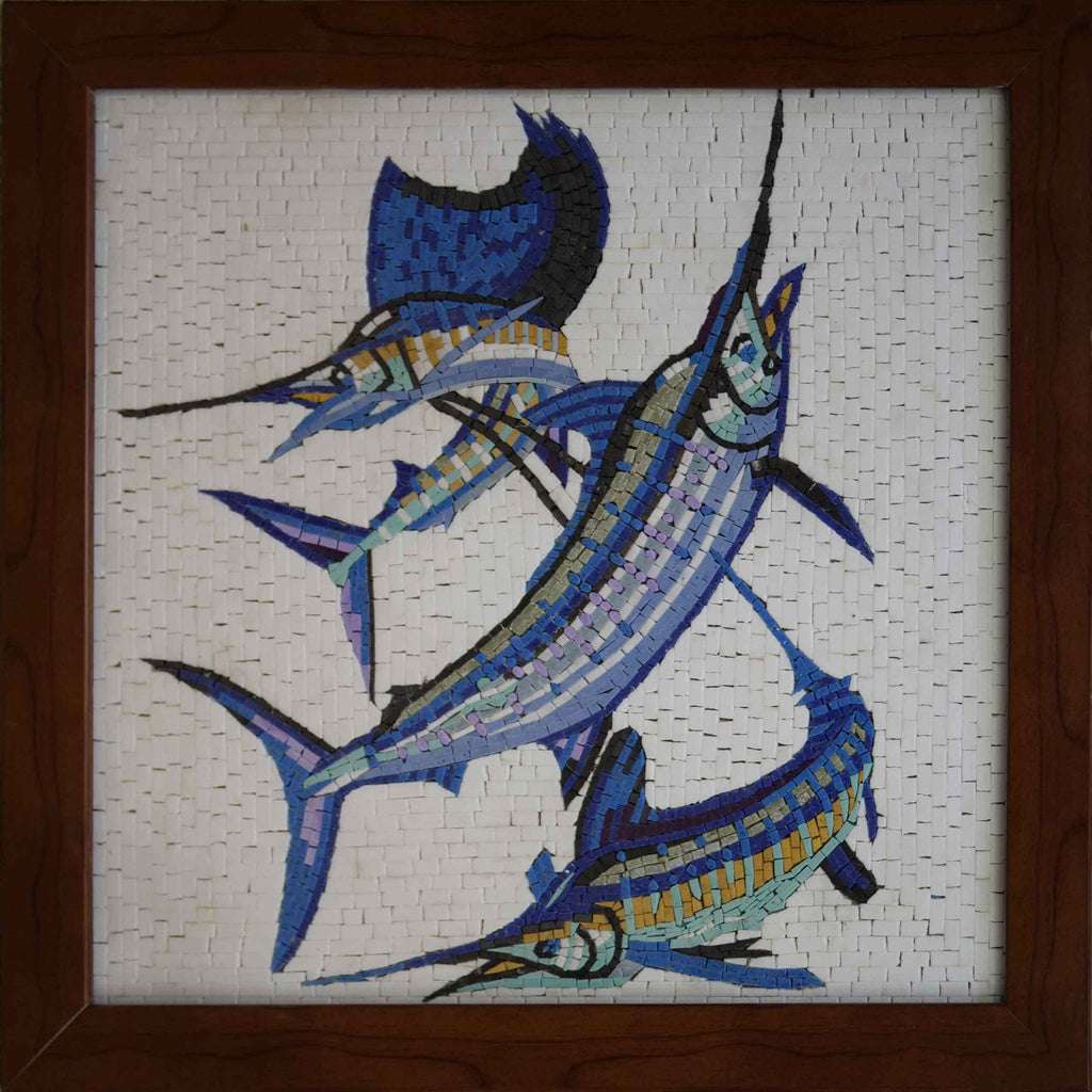 Mosaic Art - Group of Sworfish