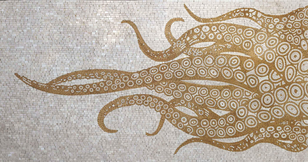 Arte del mosaico - Tentacoli di polpo II