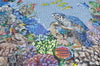 Arte de la piscina de mosaico - Arrecife de tortugas