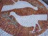Medalhão Mosaico de Aves