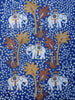 Éléphant indien porte-bonheur - Conception murale en mosaïque