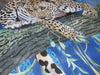 Mosaico Leopardo - Arte Contemporânea