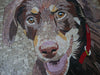 Ritratto di mosaico del cane cacciatore