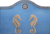 Ilustraciones de mosaico de caballitos de mar dúo