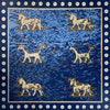 The Great Gate of Ishtar in Babylon Mosaic Reproduction | Animals | Mozaico
