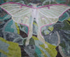 Luna Moth Mosaic Design - Mosaico Moderno