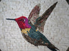 Mosaic Medallion - Hummingbird Mosaic