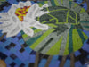 Arte em mosaico de nenúfares