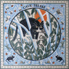 Cuidado con las obras de arte del mosaico del gato