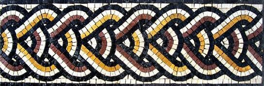 Gucci grovigli - bordo di arte del mosaico