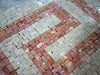 Arte de borde de mosaico - Triple R rojo