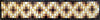 Borda de mosaico de cruzes pixeladas