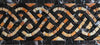 Kathrine - Art de la mosaïque de bordure de corde enchevêtrée