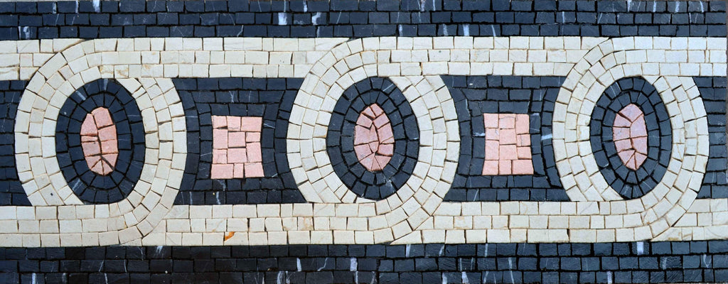 Athina I - arte em mosaico de borda