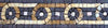 Athina II - arte em mosaico de borda