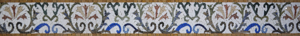 Borda do Mosaico - Exibição Multicolorida