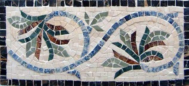 Coneflowers Bordo Mosaico Floreale