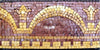 Royal Pillars - arte em mosaico de borda