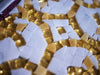 Borda do Mosaico - Formas Douradas