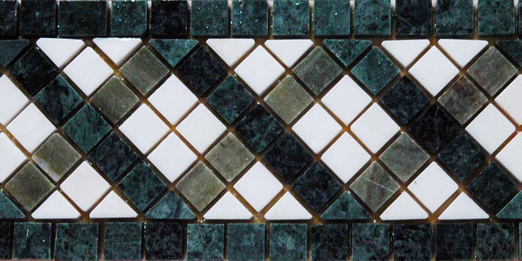 Borda de mosaico Fractal Squares II