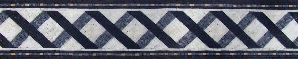 Bordo del mosaico di quadrati frattali