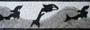 Baleia assassina - mosaico de borda