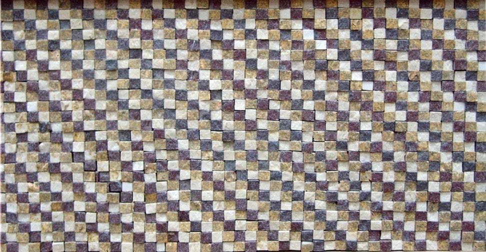 Checkered Tricolors - Border Mosaic