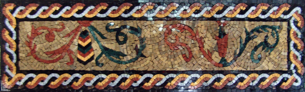 Moyen Orient - arte em mosaico de borda
