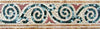 Fenicio - Friso de mosaico de mármol