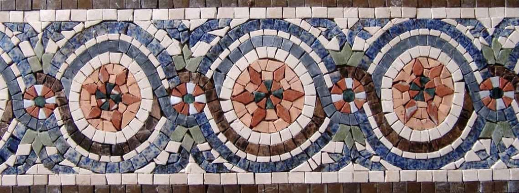 Japanese Design Border Mosaic