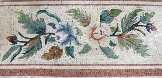 Spring Bouquet - Floral Mosaic Border