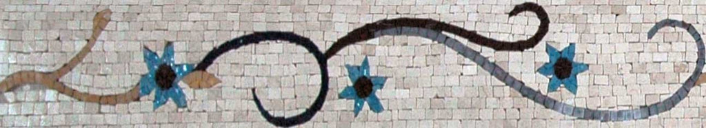 Ornamental Star Lily Mosaic Border