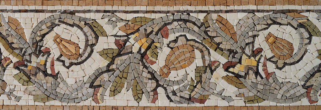Confine Mosaico Aura Autunnale Italiano