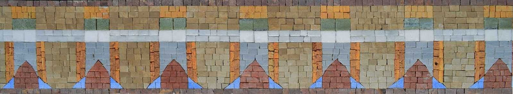 Kilim Patterns Border Mosaic Artwork