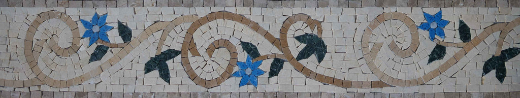 Mosaico floral - Arte estampado
