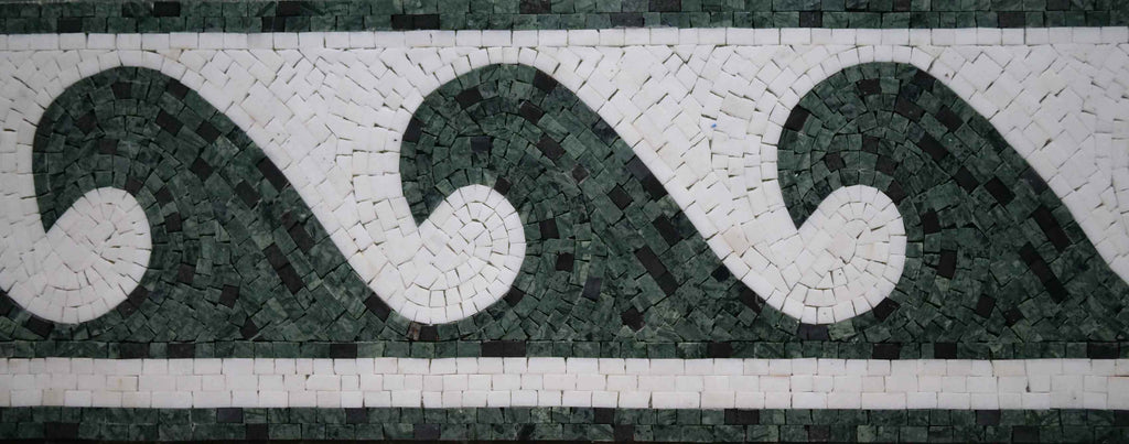 Bordo Mosaico - Onde Verdi
