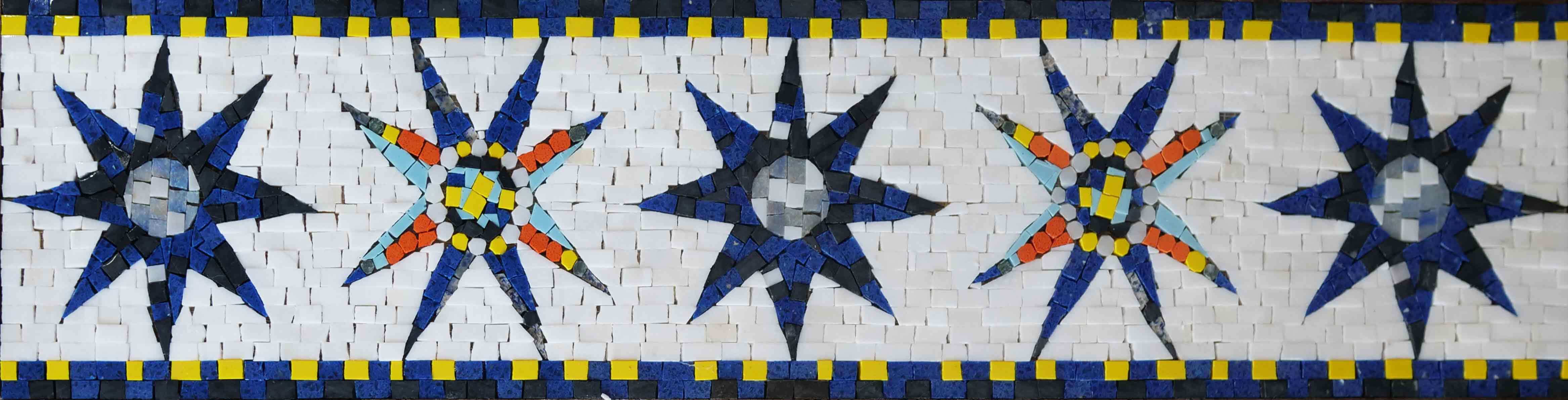 Star Moasic Pattern Star Emblem Mosaic Art