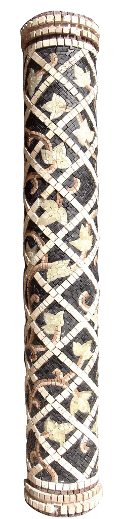Viñedo - Diseño de columna de mosaico