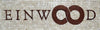 Mosaïque de logo personnalisé de la société Einwood