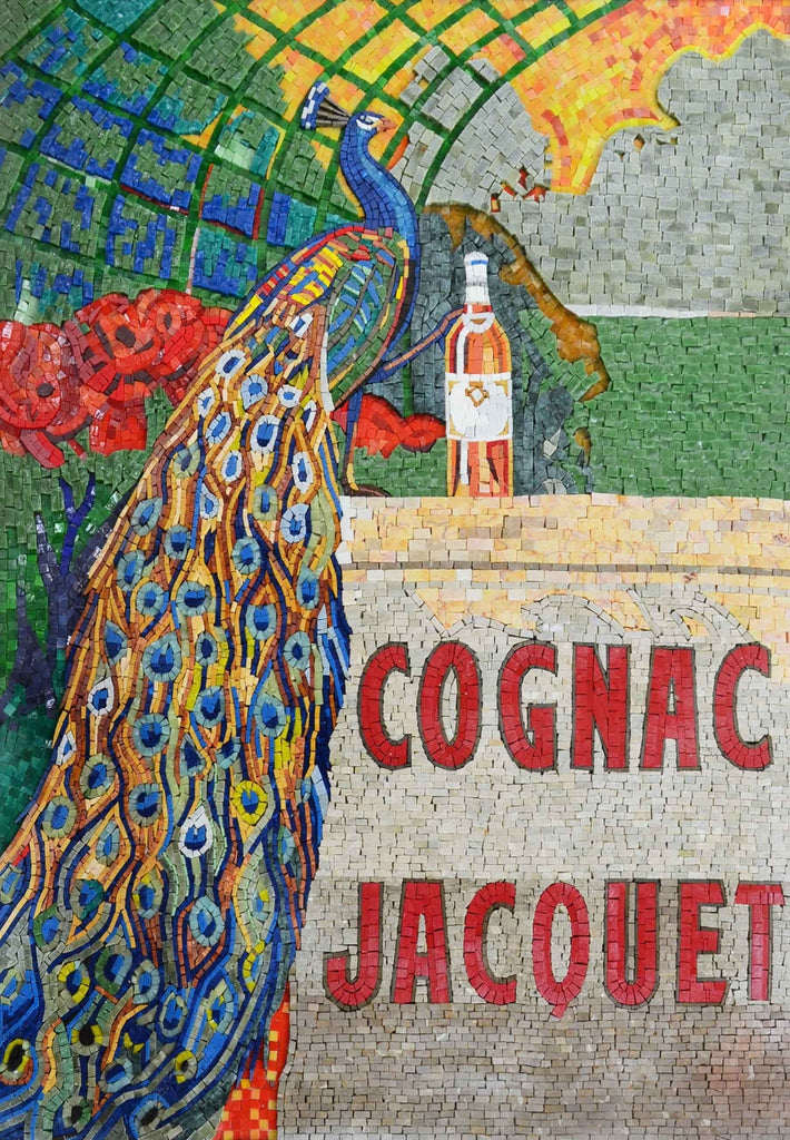 Cognac Jacquet Custom Marble And Glass Mosaic