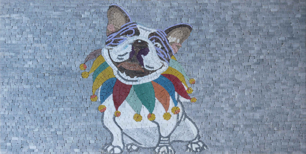 Clown Dog - Mosaic Design