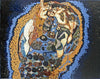 Mosaic Art - The Maiden" Gustav Klimt "