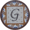 G Inicial Mosaico - Medalhão Mosaico