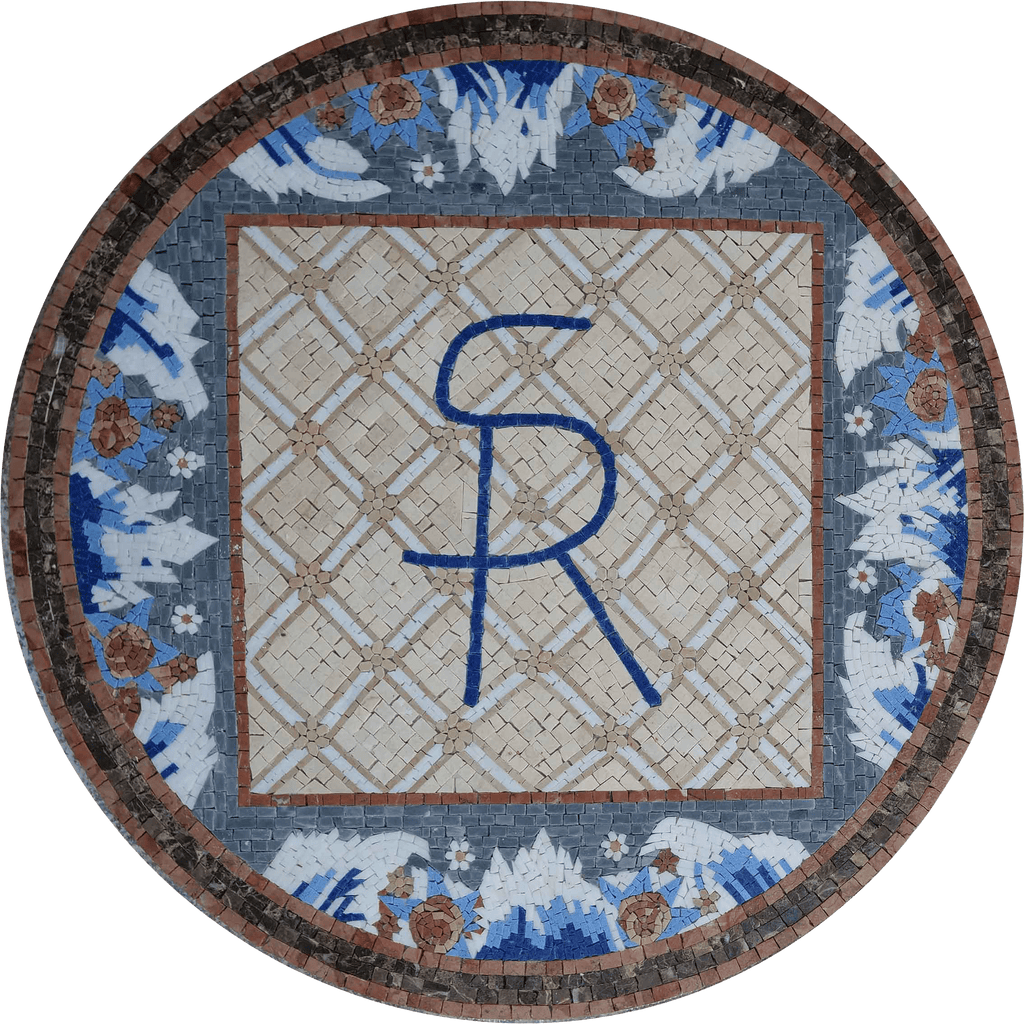 SR Mosaic Initial - Mosaic Medallion