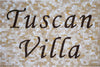 Mosaico Personalizado - Villa Toscana