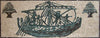 Phönizisches Schiff Kundenspezifisches Logo-Mosaik