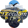 Mosaico della libertà del logo personalizzato